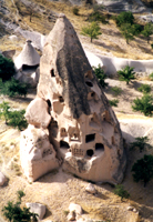 Felswohnungen Türkei